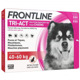 Frontline Tri-Act Chiens Xl 40-60Kg 6 Pipettes
