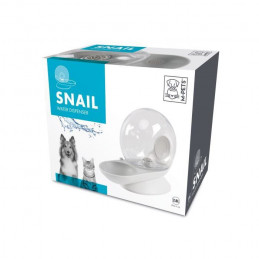 Snail Distributeur D'Eau Avec Filtre - 2800 Ml - Blanc, Gris Et Transparent
