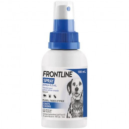 Frontline Spray Antiparasitaires - 100 Ml - Pour Chien Et Chat