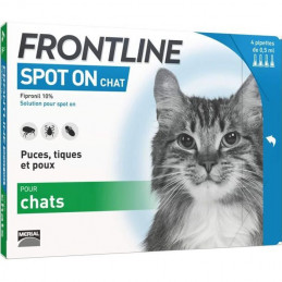 Frontline Spot On Chat 4 Pipettes