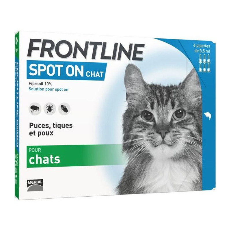 Frontline Spot On Chat 6 Pipettes
