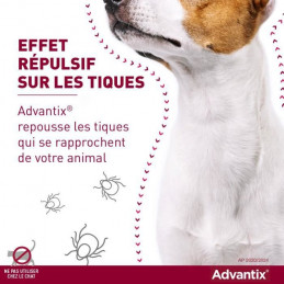 Advantix Chien Solution Antiparasitaire Tres Petite Race 1,5 A 4Kg 6 Pipettes