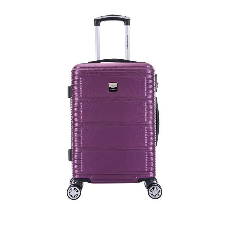 France Bag - Valise Cabine 8 Roues Abs - Prune