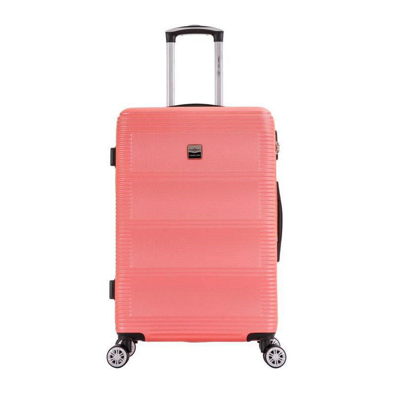 France Bag - Valise Cabine 8 Roues Abs - Corail