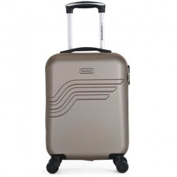 American Travel Valise Cabine 50 Queens-E - Rigide - Abs - 4 Roues - Champagne