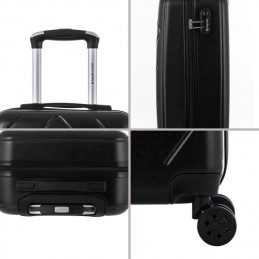 Travel World - Ensemble De 3 Valises 45/55/65Cm Avec Deux Cabines