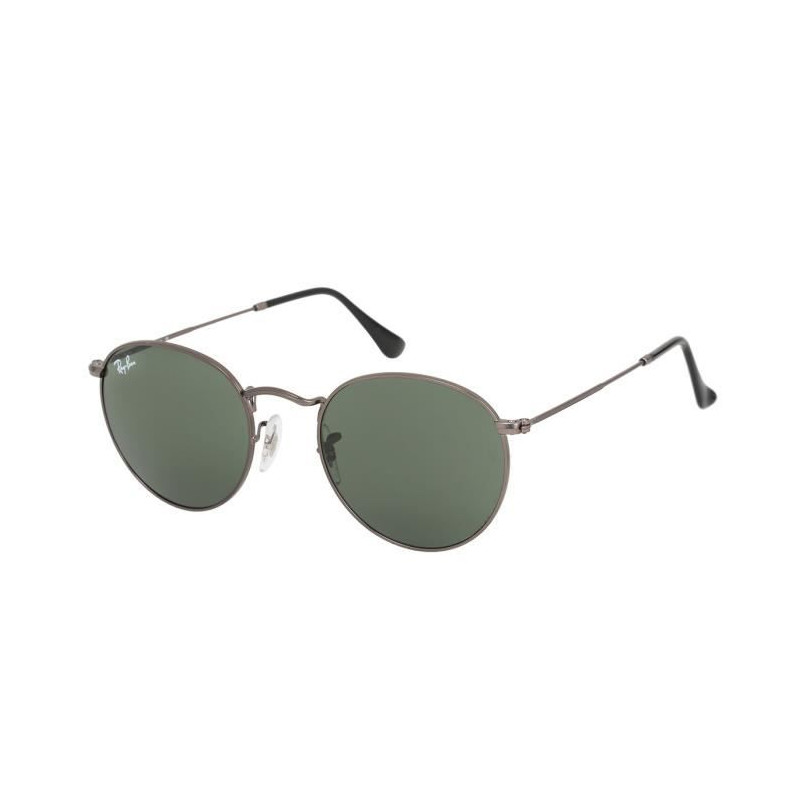 Ray-Ban Lunettes De Soleil Round Rb3447-029 53 Homme Rond Metal