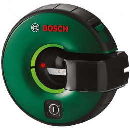 Metre Laser Lignes Bosch - Atino Basic (Metre Ruban De 1,5 M, 1 Gel Pad, 1 Pile 1,5 V Lr6 (Aa))