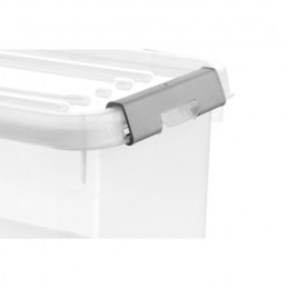 Curver | Handy Plus 4L Clips Blanc - 100% Recycle, Rangement, Milky, 29,4 X 19,4 X 11 Cm