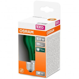 Osram Ampoule Led Standard Verre Vert Déco  4W15 E27 Chaud