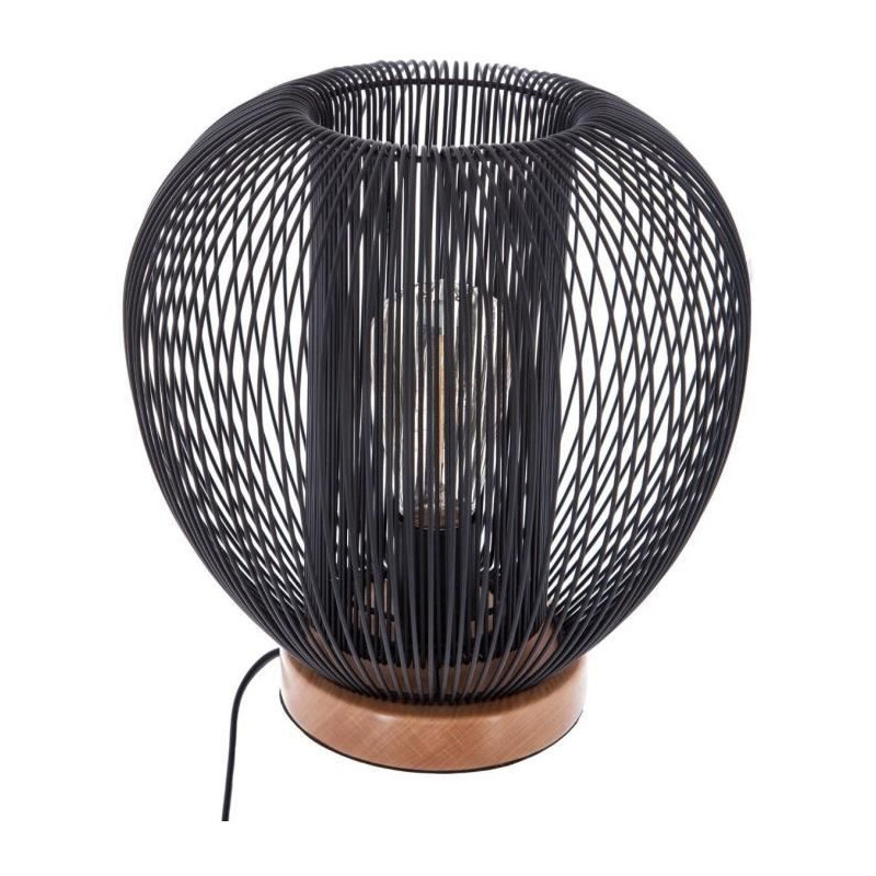 Lampe Filaire - E27 - 40 W - H. 27,5 Cm - Noir
