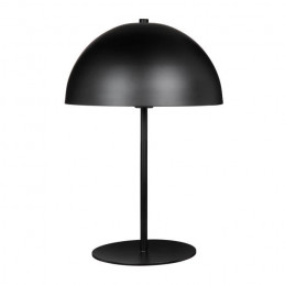 Lampe Champignon En Métal - 25X25X33 Cm - Noir