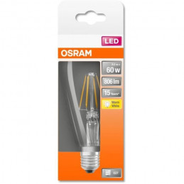 Osram Ampoule Led Edison Clair Filament 7W60 E27 Chaud