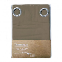 Rideau Thermique Strong - 140 X 250 Cm - Taupe