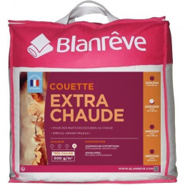Blanreve Couette Extra Chaude En Microfibre - 200 X 200 Cm - Blanc