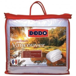 Couette Chaude Vancouver - 240 X 260 Cm - 400Gr/M² - Blanc - Dodo
