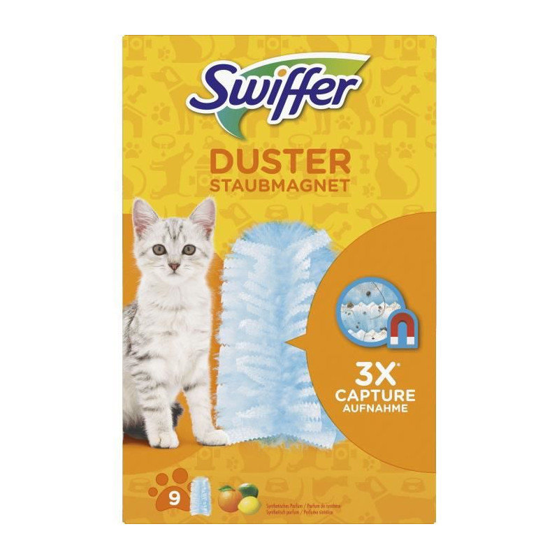 Swiffer Lingettes Poussieres Duster - Recharges X9