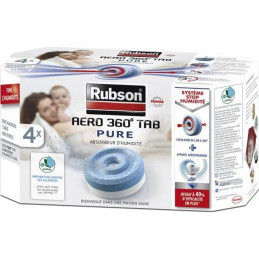 Recharge Absorbeur Humidité Aero 360° Pure X4 - Rubson