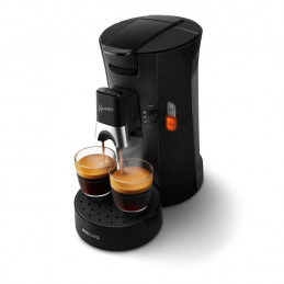 Machine A Café Dosette Senseo Select Philips Csa240/21, Intensity Plus, Booster D'Arômes, Crema Plus, 1 A 2 Tasses, Eco