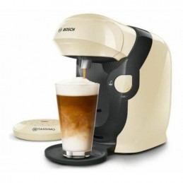 Machine A Café Multi-Boissons Compacte Tassimo Style - Bosch Tas1107 - Coloris Vanille - 40 Boissons - 0,7L - 1400W