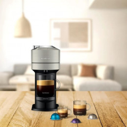 Krups Nespresso Yy4298Fd Vertuo Next Machine A Café Expresso, 5 Tailles De Tasses, Technologie Centrifusion™ Brevetée, Gris Clai