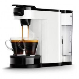 Machine A Café 2 En 1 Senseo Switch Philips Hd6592/01 + 2 Tasses, 2 En 1 Avec Filtre Et Dosette, Verseuse Isotherme, Crema Plus