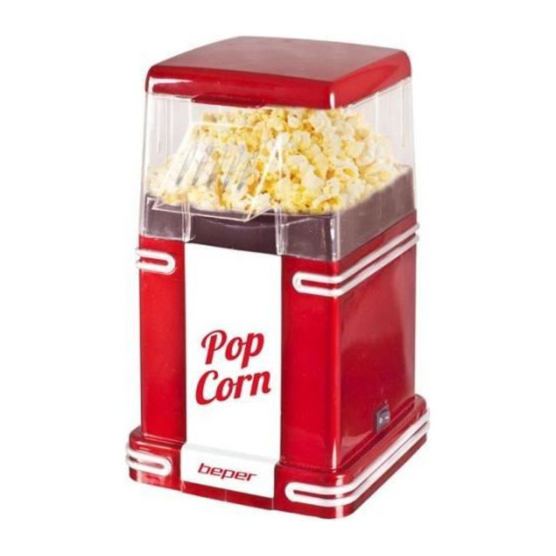Beper 90.590Y Machine A Popcorn Vintage - Rouge