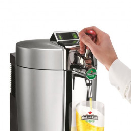 Krups Beertender Vb700E00 Loft Edition Machine A Biere Pression, Tireuse A Biere, Pompe A Biere, Fût 5L, Indic. Led, Silver/Chro