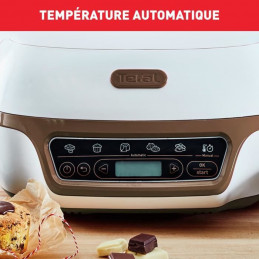 Tefal Kd802112 Cake Factory Machine A Gâteaux Intelligente, Appareil A Gâteaux, Pâtisserie, Muffins, 4 Moules Inclus, 5 Programm