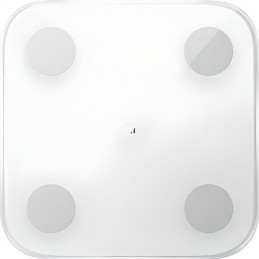 Pese-Personne Connectée - Xiaomi Mi Body Composition Scale 2 - Impédencemetre En Verre - Blanc