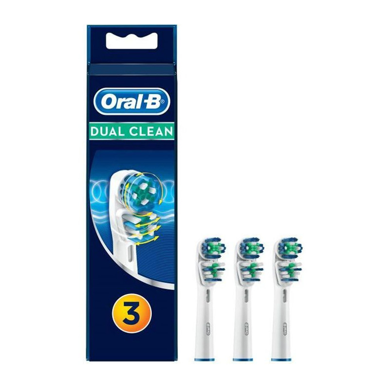 Oral-B Brossette De Rechange Dual Clean 3 Unités