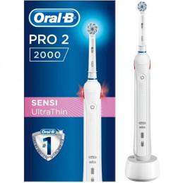 Oral-B Pro 2 2000 Brosse A Dents Électrique - Aide A Brosser Les Dents Pendant 2 Minutes