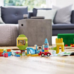 Lego 10914 Duplo La Boîte De Briques Deluxe, Jeu De Construction Avec Rangement, Jouet Éducatif Pour Bébés De 1 An Et Demi