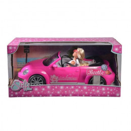 Simba Toys - Steffi Love -Cabriolet New Beetle 45 Cm.