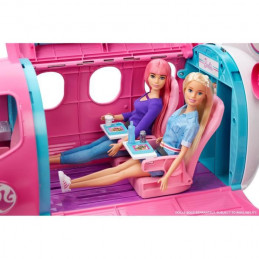 Barbie L'Avion De Reve Avec Mobilier, Rangements Et Accessoires - 58 Cm