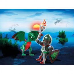 Playmobil - 6836 - Oeuf De Pâques - Combattant Avec Dragon Vert