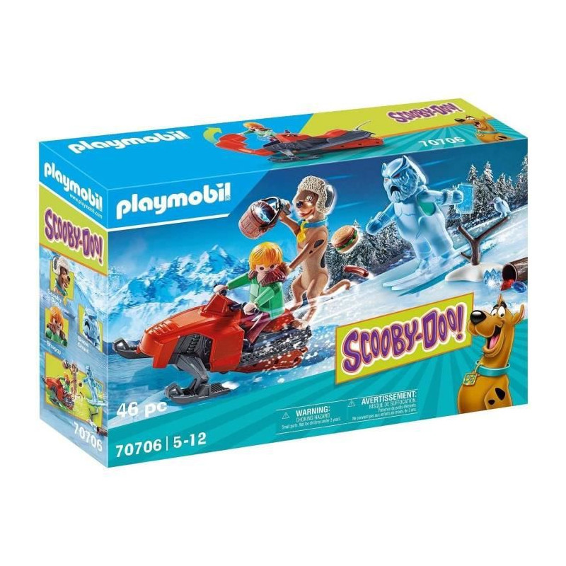 Playmobil - 70706 - Scooby-Doo Avec Spectre Des Neiges