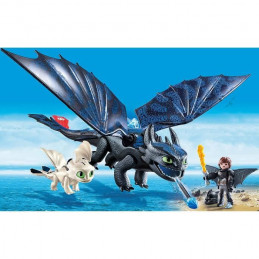 Playmobil 70037 - Dragons 3 - Krokmou Et Harold Avec Bébé Dragon