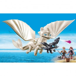 Playmobil 70038 - Dragons 3 - Furie Éclair Et Bébé Dragon Avec Enfants