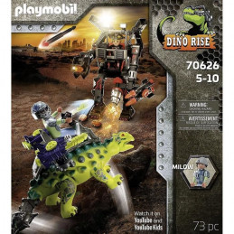 Playmobil - 70626 - Saichania Et Robot Soldat