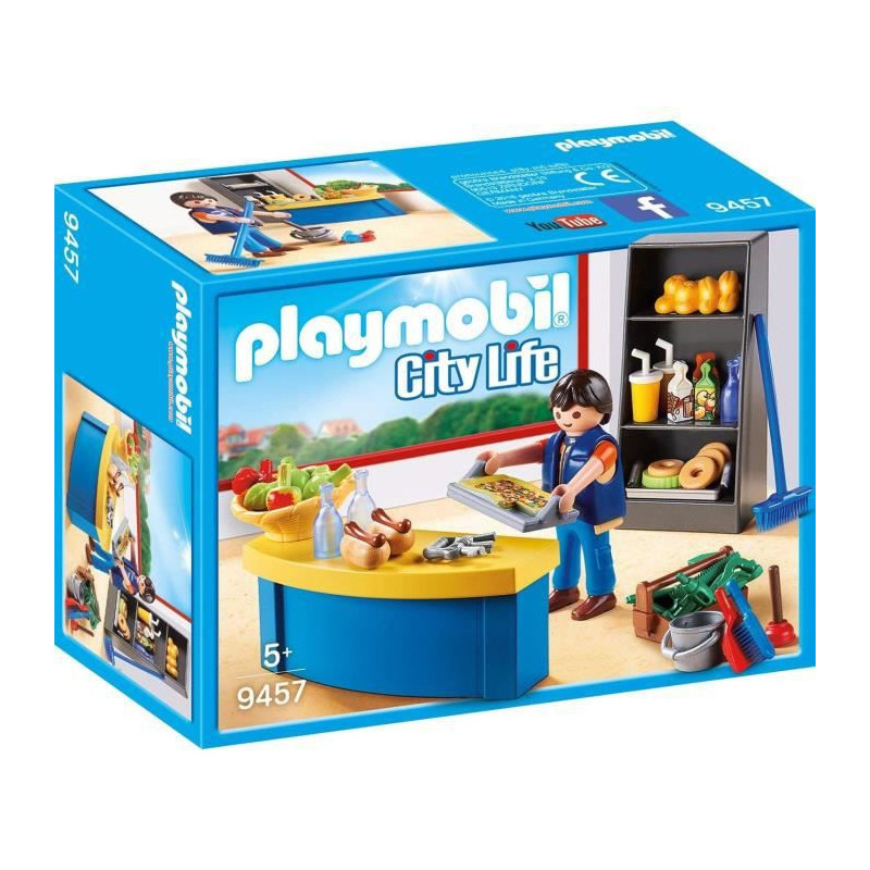 Playmobil 9457 - City Life - Surveillant Avec Boutique