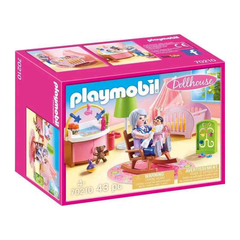 Playmobil - 70210 - Dollhouse La Maison Traditionnelle - Chambre De Bébé
