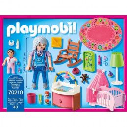 Playmobil - 70210 - Dollhouse La Maison Traditionnelle - Chambre De Bébé
