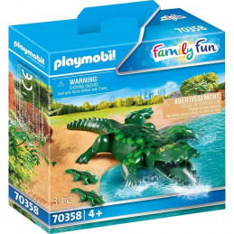 Playmobil - 70358 - Alligator Avec Ses Petits