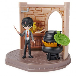 Harry Potter - Playset Cours De Potion Magical Minis - 6061847 - Figurine Exclusive Et Accessoires - Wizard World