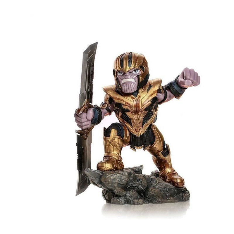 Iron Studios - Figurine -Mini Co. Deluxe - Marvel'S Avengers : Thanos - Pvc - 18 Cm