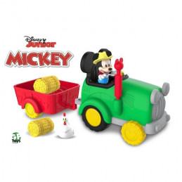 Mickey, Tracteur Et Remorque Avec 1 Figurine 7,5 Cm Articulée Et Des Accessoires, Jouet Pour Enfants Des 3 Ans, Mcc05