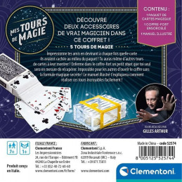 Clementoni - Mes Tours De Magie - Cartes Magiques Et Coffre-Fort