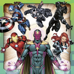 Avengers Puzzles 3X49 Pieces - Les Puissants Avengers - Ravensburger - Lot De Puzzles Enfant - Des 5 Ans