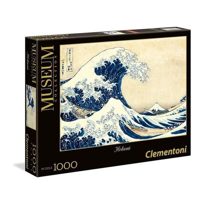 Clementoni - Museum 1000 Pieces - Hokusai : La Vague